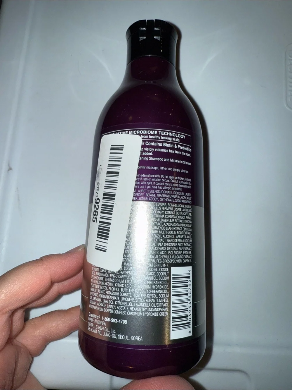 Dr. Groot Hair Thickening Shampoo, Korean Hair Care with Biotin, Rosemary Oil